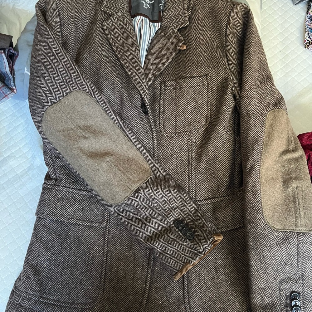 H&M logg Herringbone blazer Jacket